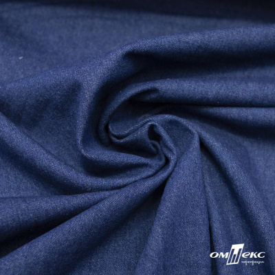 Ткань костюмная "Джинс", 315 г/м2, 100% хлопок, шир. 150 см,   Цв. 7/ Dark blue - купить в Владикавказе. Цена 588 руб.