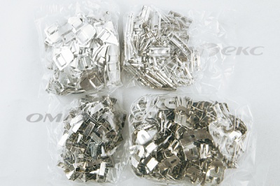 Крючки брючные 4 шипа "Стром" 144 шт. никель - купить в Владикавказе. Цена: 383.97 руб.