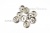 Кнопки пришивные 30 мм никель - купить в Владикавказе. Цена: 18.68 руб.