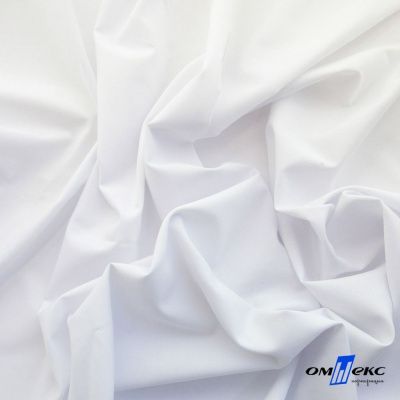 Ткань сорочечная Илер 100%полиэстр, 120 г/м2 ш.150 см, цв.белый - купить в Владикавказе. Цена 290.24 руб.