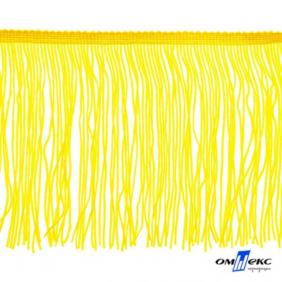 Бахрома для одежды (вискоза), шир.15 см, (упак.10 ярд), цв. 34 - жёлтый - купить в Владикавказе. Цена: 617.40 руб.