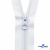 Спиральная молния Т5 501, 65 см, автомат, цвет белый - купить в Владикавказе. Цена: 14.83 руб.