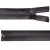 Молния водонепроницаемая PVC Т-7, 60 см, разъемная, цвет (301) т.серый - купить в Владикавказе. Цена: 49.39 руб.
