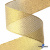 Лента металлизированная "ОмТекс", 50 мм/уп.22,8+/-0,5м, цв.- золото - купить в Владикавказе. Цена: 149.71 руб.