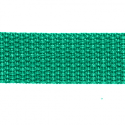 Стропа текстильная, шир. 25 мм (в нам. 50+/-1 ярд), цвет яр.зелёный - купить в Владикавказе. Цена: 397.52 руб.