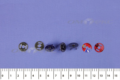 Кнопки магнитные МКМ-02, диам. 18 мм, чёрный никель - купить в Владикавказе. Цена: 14.49 руб.