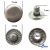 Кнопка металлическая "Альфа" с пружиной, 15 мм (уп. 720+/-20 шт), цвет никель - купить в Владикавказе. Цена: 1 466.73 руб.