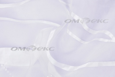 Органза деворэ 686 "Кристина" С1 (белый), 280 см - купить в Владикавказе. Цена 571.15 руб.