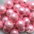 0404-00108-Бусины пластиковые под жемчуг "ОмТекс", 16 мм, (уп.50гр=24+/-1шт) цв.101-св.розовый - купить в Владикавказе. Цена: 44.18 руб.