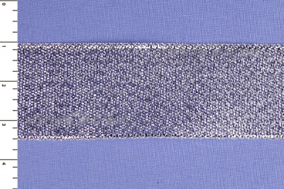 Лента парча MR-25, 25мм (33 м)  серебро - купить в Владикавказе. Цена: 403.62 руб.