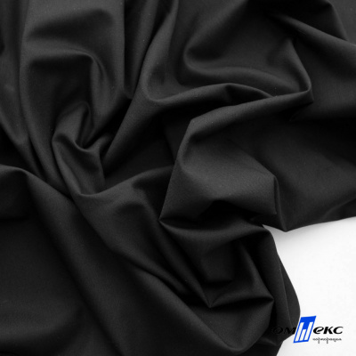 Ткань сорочечная Темза, 80%полиэстр 20%вискоза, 120 г/м2 ш.150 см, цв.черный - купить в Владикавказе. Цена 269.93 руб.