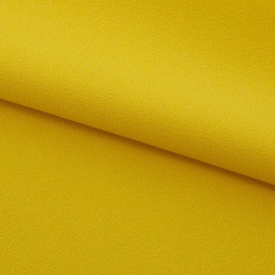 Креп стрейч Амузен 14-0756, 85 гр/м2, шир.150см, цвет жёлтый - купить в Владикавказе. Цена 194.07 руб.