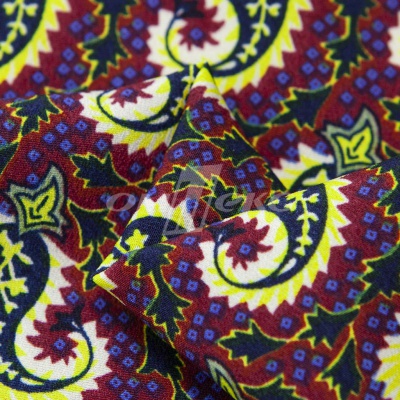 Плательная ткань "Фламенко" 14.1, 80 гр/м2, шир.150 см, принт огурцы - купить в Владикавказе. Цена 241.49 руб.