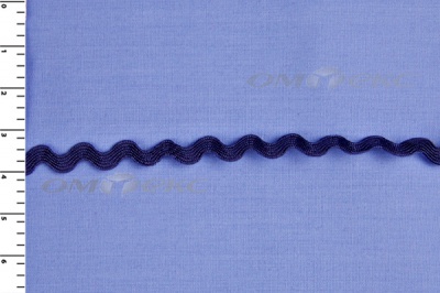 Тесьма плетеная "Вьюнчик"/т.синий - купить в Владикавказе. Цена: 48.03 руб.