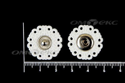 Кнопки пришивные №6 S20мм пластиковые белые - купить в Владикавказе. Цена: 9.88 руб.