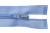 Спиральная молния Т5 351, 40 см, автомат, цвет св.голубой - купить в Владикавказе. Цена: 13.03 руб.