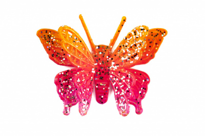 Бабочка декоративная пластиковая #10 - купить в Владикавказе. Цена: 7.09 руб.