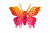 Бабочка декоративная пластиковая #10 - купить в Владикавказе. Цена: 7.09 руб.