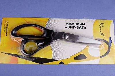 Ножницы ЗИГ-ЗАГ "MAXWELL" 230 мм - купить в Владикавказе. Цена: 1 041.25 руб.