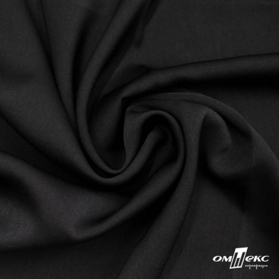 Ткань плательная Габриэль 100% полиэстер,140 (+/-10) гр/м2, шир. 150 см, цв. черный BLACK - купить в Владикавказе. Цена 248.37 руб.