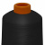 Нитки текстурированные кручёные, намот. 15 000 м, цвет чёрный - купить в Владикавказе. Цена: 237.24 руб.
