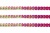 Пайетки "ОмТекс" на нитях, CREAM, 6 мм С / упак.73+/-1м, цв. 89 - розовый - купить в Владикавказе. Цена: 468.37 руб.