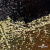 Трикотажное полотно, Сетка с пайетками, шир.130 см, #315, цв.-чёрный/золото - купить в Владикавказе. Цена 693.39 руб.