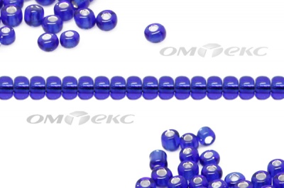 Бисер (SL) 11/0 ( упак.100 гр) цв.28 - синий - купить в Владикавказе. Цена: 53.34 руб.