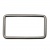 Рамка металлическая прямоугольная, 40 х 15 мм- тём.никель - купить в Владикавказе. Цена: 4.60 руб.