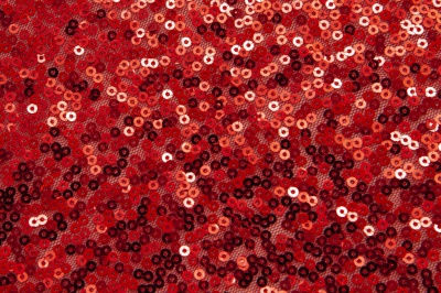 Сетка с пайетками №18, 188 гр/м2, шир.130см, цвет красный - купить в Владикавказе. Цена 371 руб.