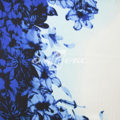 Плательная ткань "Фламенко" 19.1, 80 гр/м2, шир.150 см, принт растительный - купить в Владикавказе. Цена 241.49 руб.