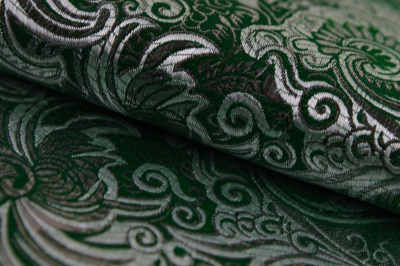 Ткань костюмная жаккард, 135 гр/м2, шир.150см, цвет зелёный№4 - купить в Владикавказе. Цена 441.94 руб.