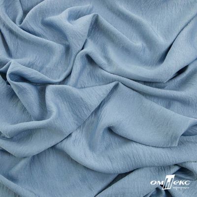Ткань плательная Муар, 100% полиэстер,165 (+/-5) гр/м2, шир. 150 см, цв. Серо-голубой - купить в Владикавказе. Цена 215.65 руб.
