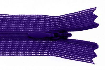 Молния потайная Т3 866, 50 см, капрон, цвет фиолетовый - купить в Владикавказе. Цена: 8.62 руб.