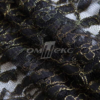 Кружевное полотно XD LACE 1-4, 80 гр/м2, шир.150см, цвет чёрный - купить в Владикавказе. Цена 245.94 руб.