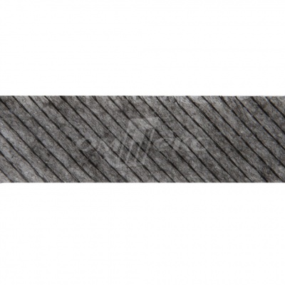 KQ217N -прок.лента нитепрошивная по косой 15мм графит 100м - купить в Владикавказе. Цена: 2.27 руб.