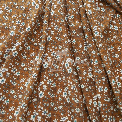 Плательная ткань "Фламенко" 11.1, 80 гр/м2, шир.150 см, принт растительный - купить в Владикавказе. Цена 239.03 руб.